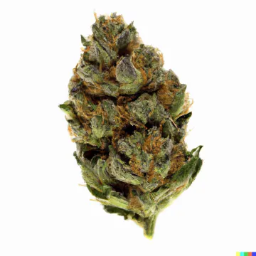 A Larry Bird Cannabis bud from Ganjacy.com