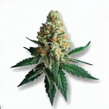 Picture of a Strawberry Glue Cannabis bud from Ganjacy.com