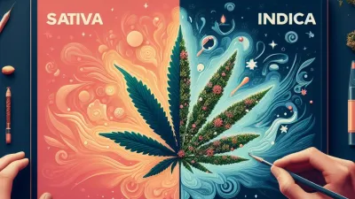 Sativa and Indica Buds from ganjacy.com